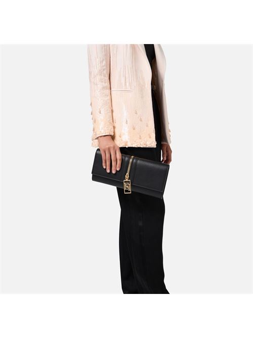 Borsa baguette in materiale effetto pelle con zip ELISABETTA FRANCHI | BS74A47E247E2110